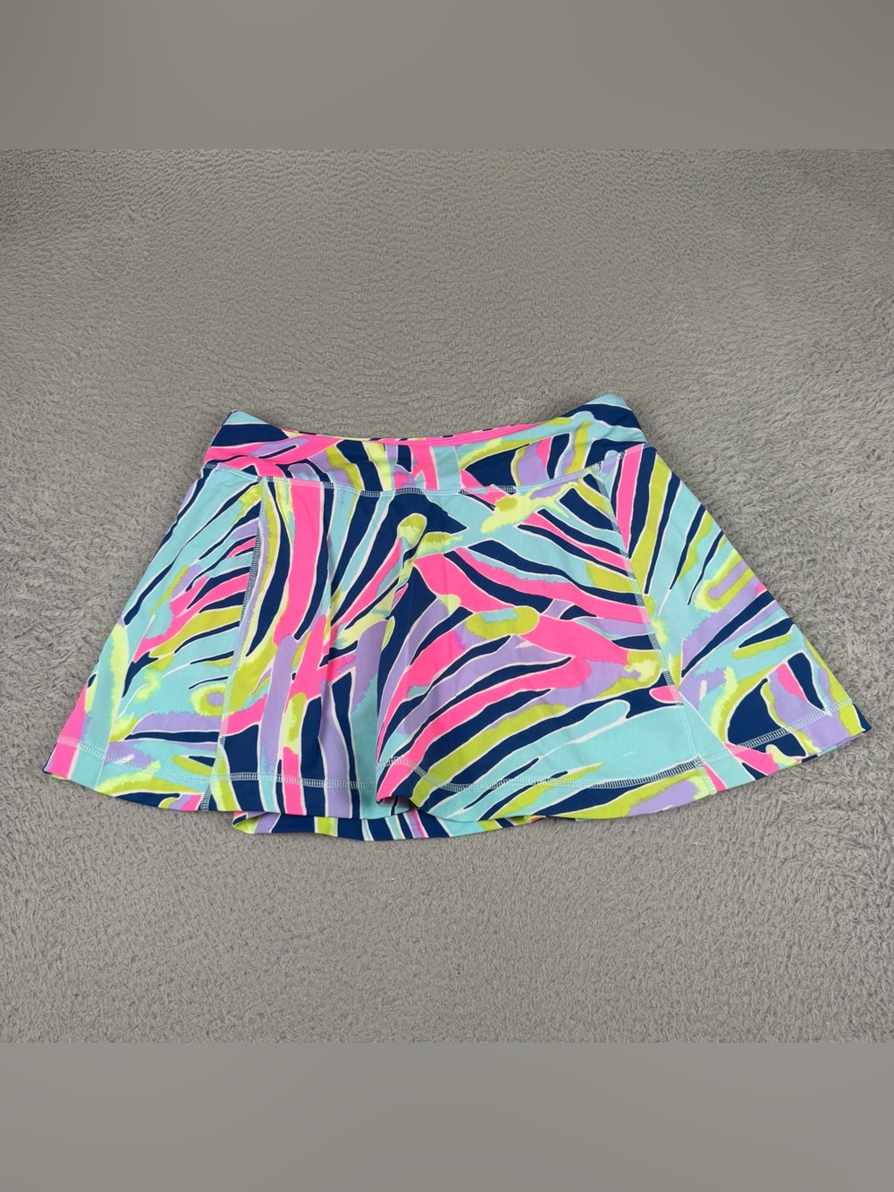 Lilly Pulitzer Luxletic Skort Womens Small Multicolor Pull On Athletic Skirt